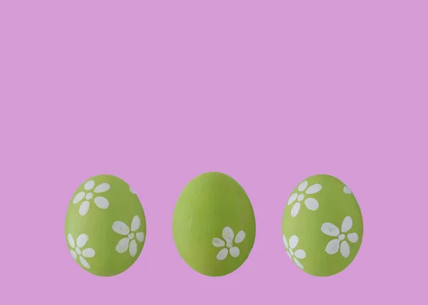 Groen pastel Easter egg — Stockfoto