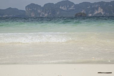 Güzel deniz yazı ya da bahar soyut arkaplanı