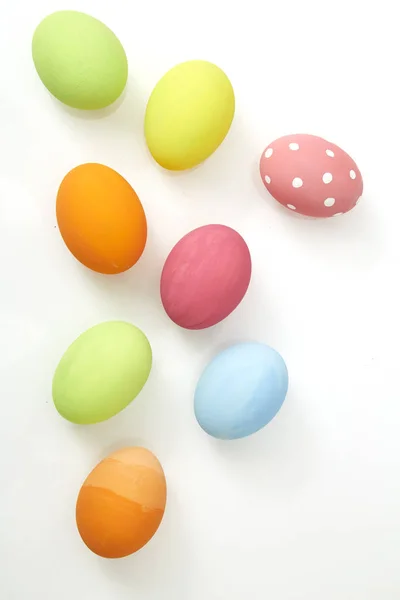 Fondos Festival de Pascua con huevos de colores — Foto de Stock