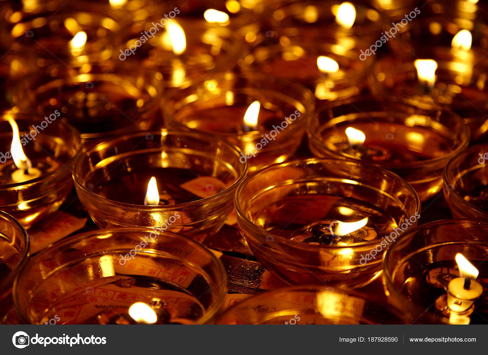 Flame Candle Oil Lamps Evening Prayers Religious Faith Believe Flame Candle Oil Lamps Evening Prayers Religious Faith Believe Concept Stock Photo