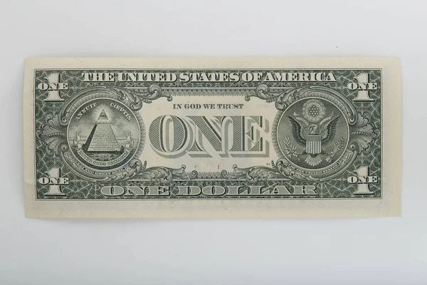 Ein-Dollar-Schein aufmachen — Stockfoto