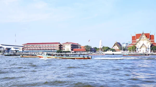 Barco, Río Chao Phraya — Foto de Stock