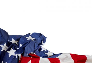 Doğum günün kutlu olsun. ABD bayrağı. Amerikan tatil