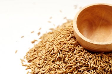 Kahverengi çeltik pirinç kapandı