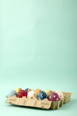 Coloeful Paskalya pastel arka plan