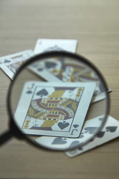 Royal flush kartlar poker ile — Stok fotoğraf