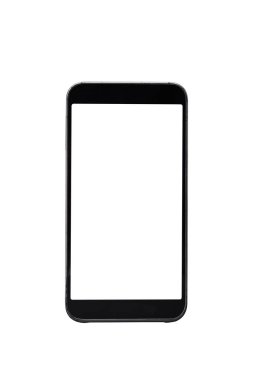 Modern akıllı telefon beyaz ekran 