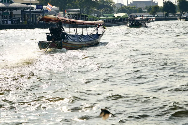 Barco, Río Chao Phraya — Foto de Stock