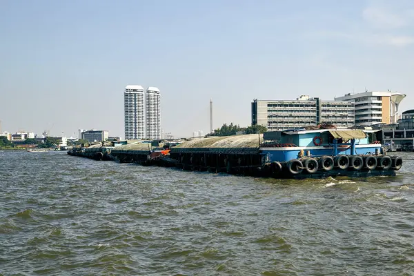 Barco, Río Chao Phraya — Foto de Stock