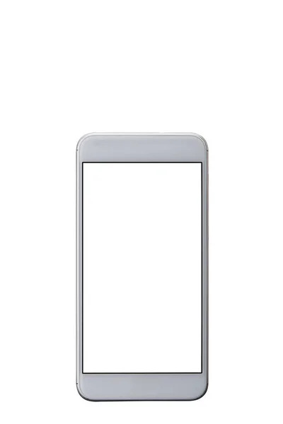 Сучасний смартфон Білий екран — стокове фото