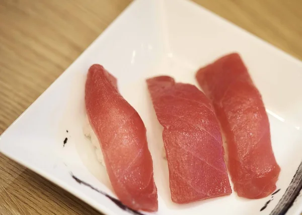 Japonská kuchyně složka sushi — Stock fotografie