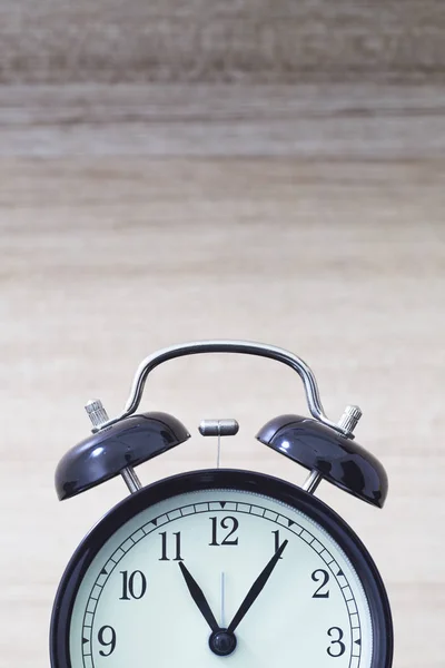 Alarm clock wood table