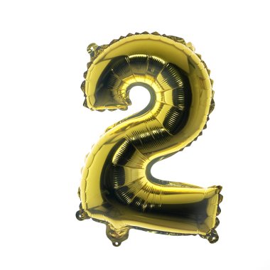 Mutlu yıllar 2020. 2 numaralı altın balon.