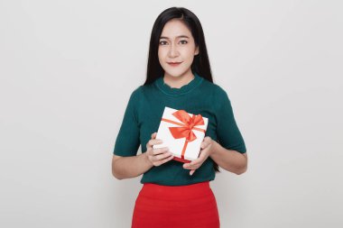 Kadın Hediye Kutusu Beyaz Noel 'de