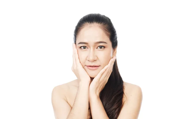 Portrait of beautiful young asia woman — Stock Photo, Image