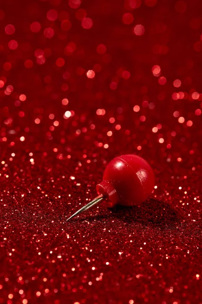 Red pin glitter for background — Stock Photo, Image