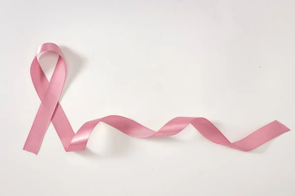Símbolo de cinta rosa Sensibilización sobre el cáncer de mama —  Fotos de Stock
