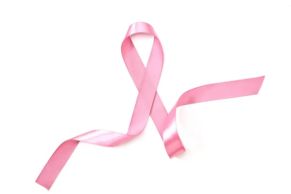 Símbolo de cinta rosa Sensibilización sobre el cáncer de mama — Foto de Stock