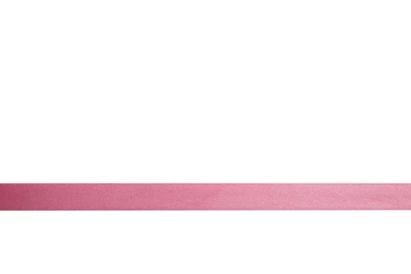 Rosa Lockenband isoliert auf weiß — Stockfoto