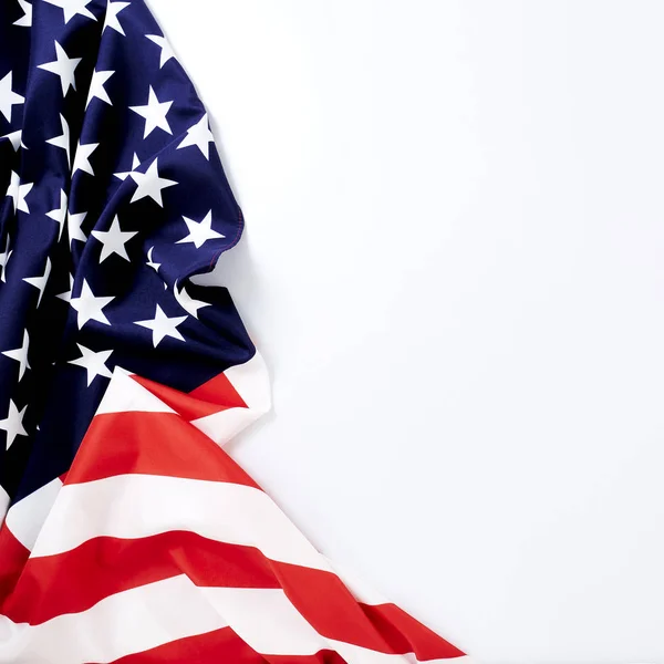 Anma Günü için Amerikan Bayrak Dalgası ya da 4 Temmuz — Stok fotoğraf