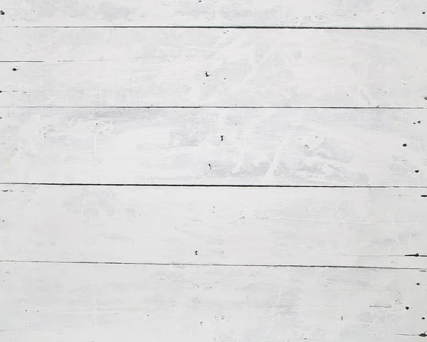 白色漆木纹理板背景 — 图库照片