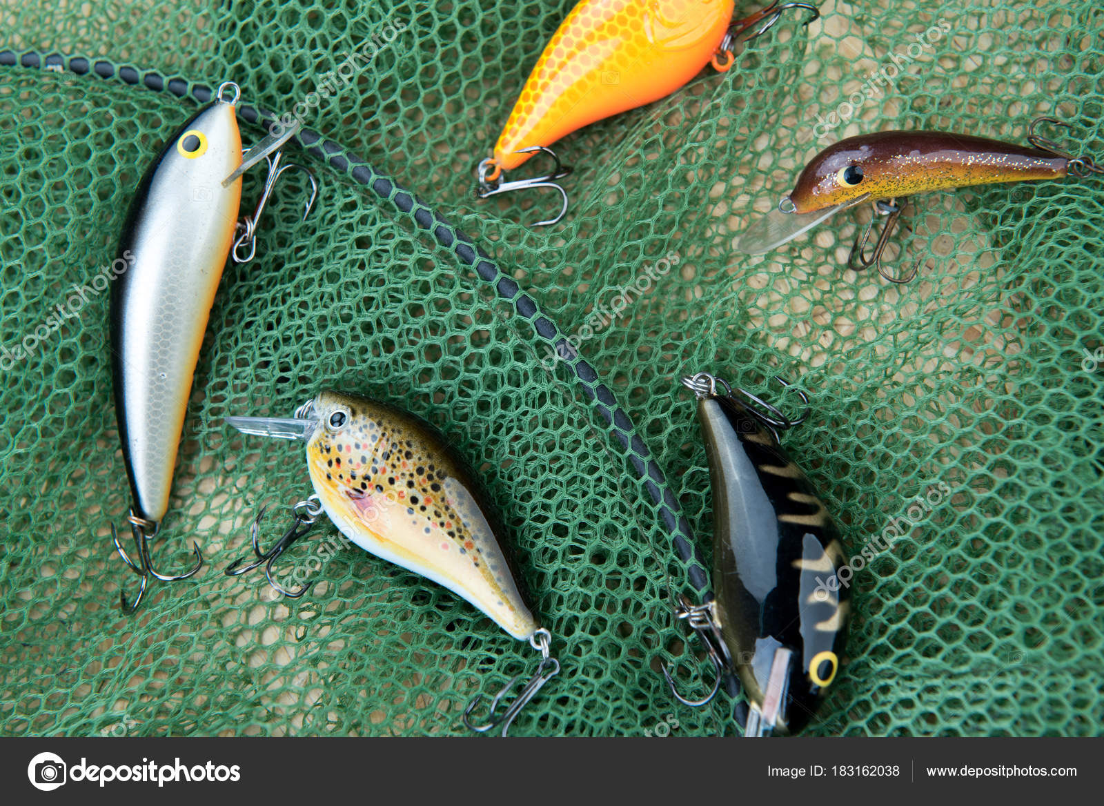 Fondo Con Accesorios Pesca Lugar Para Texto: fotografía de stock © wrtpwrtp  #183162038