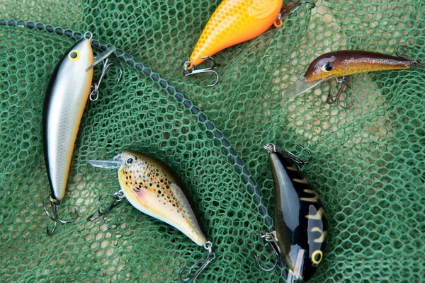 Fondo Con Accesorios Pesca Lugar Para Texto — Foto de Stock