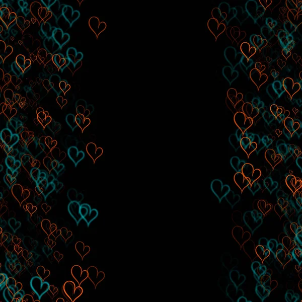 Fondo Abstracto Con Corazones —  Fotos de Stock