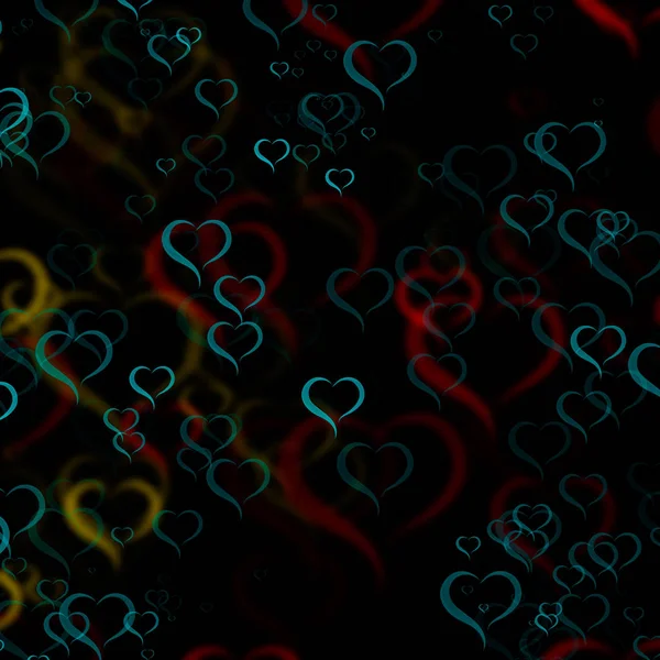 Abstract Background Hearts — Stock Photo, Image