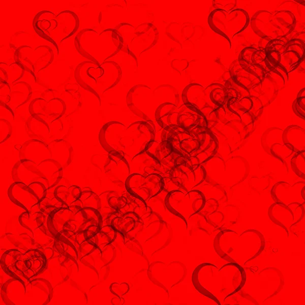 Fondo Abstracto Con Corazones — Foto de Stock