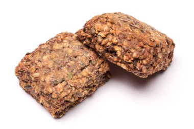 rulo ekmek, izole bir beyaz arka plan üzerinde ekmek