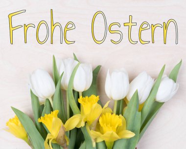 Paskalya için Alman kartı