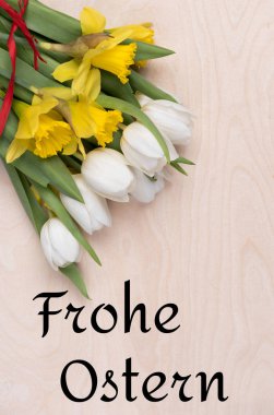 Paskalya için Alman kartı