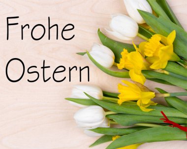 Paskalya için Alman kartı