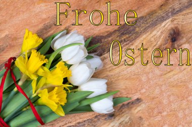 Paskalya için Alman kartı