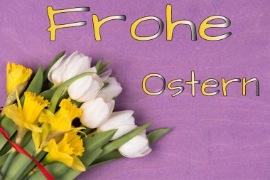 Paskalya için Alman kartı