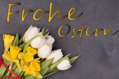 Paskalya için Alman kartı