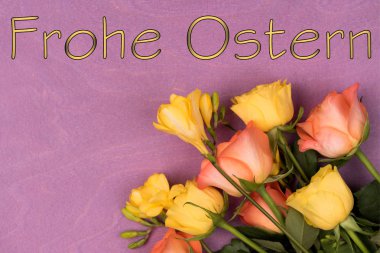 Paskalya için Alman kartı