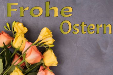 Paskalya için Alman kartı