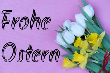 Paskalya için Alman kartı