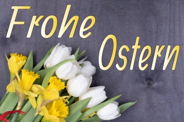 Paskalya için Alman kartı