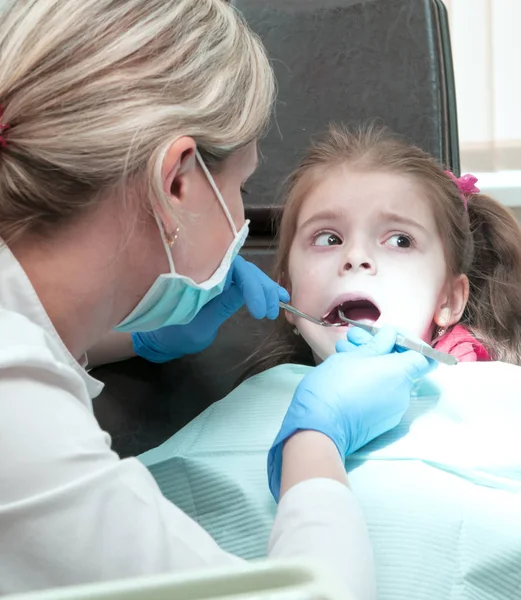 Dentist Child Dental Hygiene — Stock Photo, Image