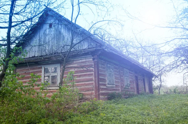 Vieille Maison Bois Gros Plan — Photo