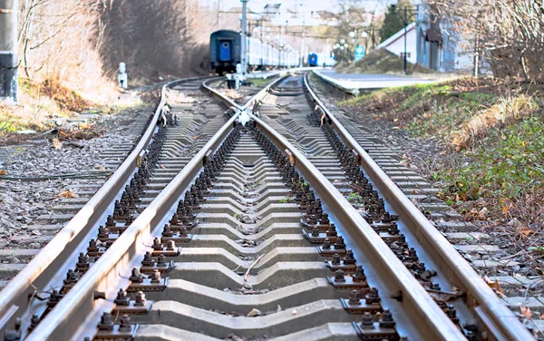 Dos vías ferroviarias — Foto de Stock