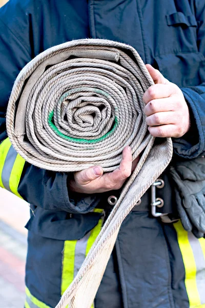 Firefighter twists — Stok fotoğraf
