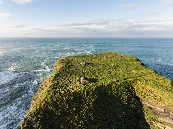 Полуостров Aerial Loop Head в Уэст-Клэр, Ирландия. Килки-Бич — стоковое фото