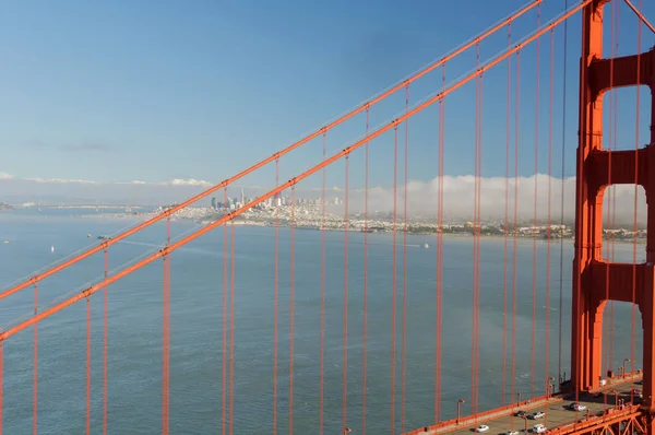 Belle porte d'or panoramique, San Francisco City, Californie, États-Unis — Photo