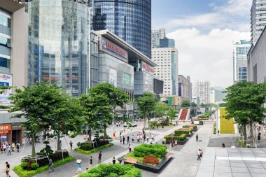 Elektronik görünümünü Huaqiang North Road, Shenzhen depolar