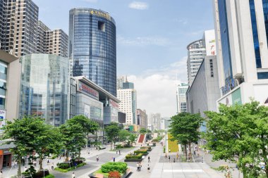 Huaqiang Kuzey yolu ile elektronik mağazasında, Shenzhen, Çin