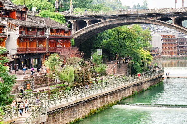 Amazing view of Phoenix Ancient Town (Fenghuang), China — Stock Photo, Image